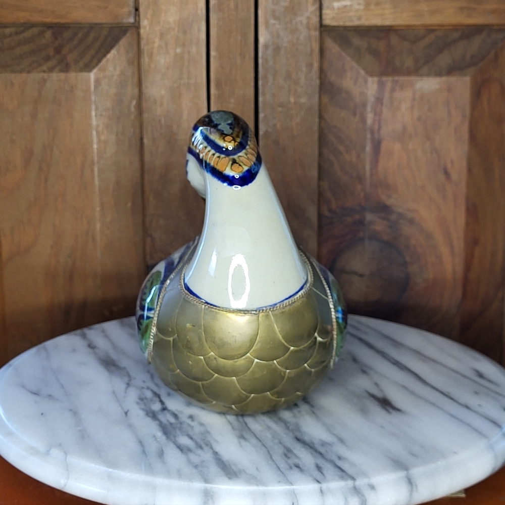 Tonala Brass Duck - Picture 8 of 11